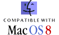 Compatible with Mac OS 8