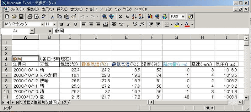 WBCۏ擾 for Excel