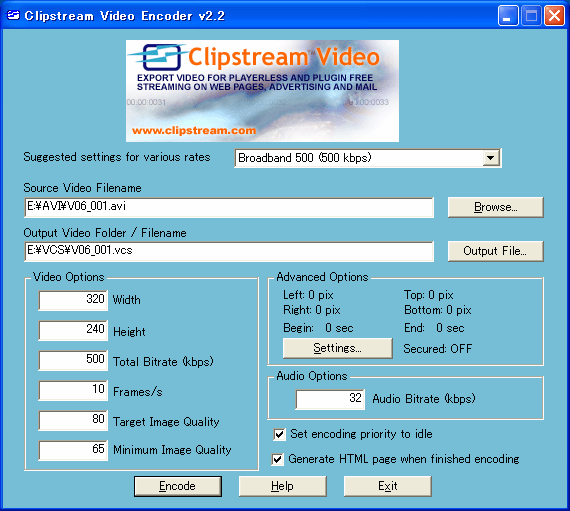 Clipstream Video Encoder