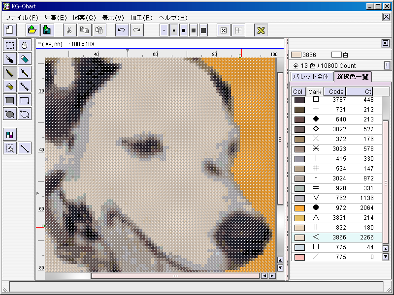 KG-Chart for Cross Stitch