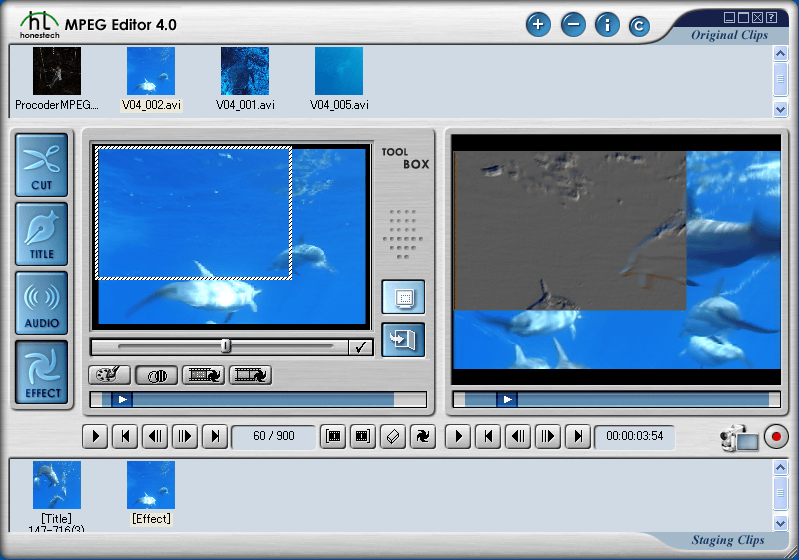 honestech MPEG Editor