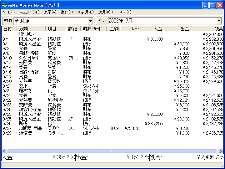 AiMa Money Note