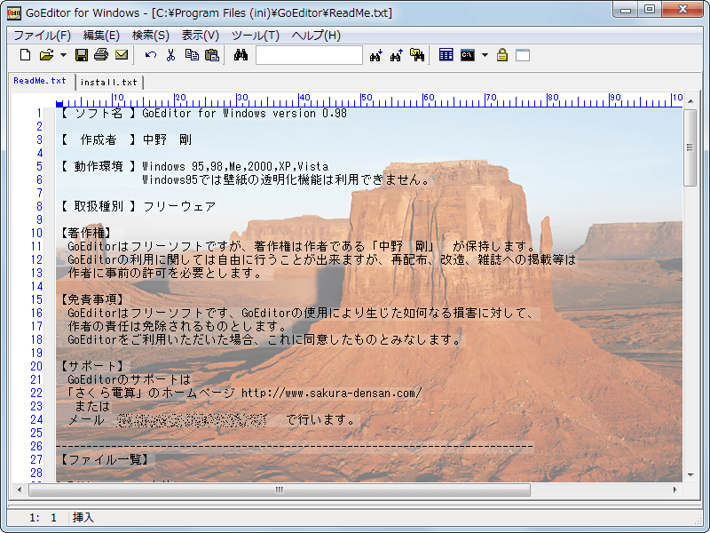 GoEditor for Windows