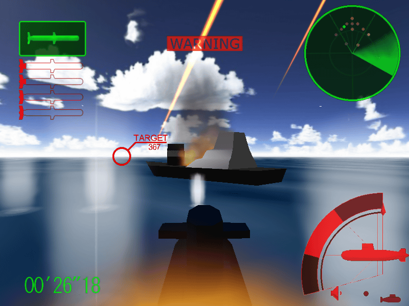 Vector 新着ソフトレビュー Longlance 臨場感満点の戦闘を楽しめる 本格派 3d潜水艦シューティングゲーム