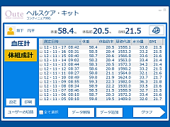 Vector 新着ソフトレビュー ヘルスケア キット 体重計や血圧計の測定データをbluetooth経由で取り込み 手軽に管理できるソフト