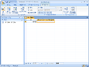 i摜6juAccess 2007vŃf[^x[XVK쐬Excel̃e[uҏWʂoBf[^𒼐ړ͂ŁAfUCr[ł̃f[^^Ȃǂœo^